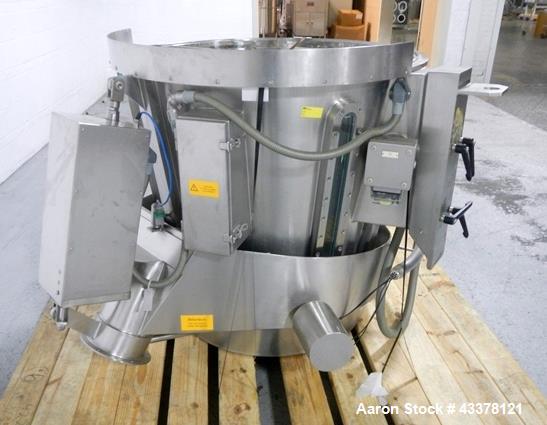 Used Glatt GPCG 60 SRS Fluid Bed Dryer Wurster Insert