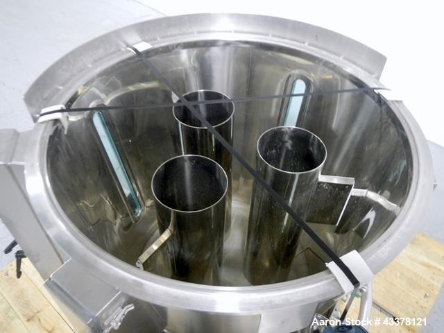 Used Glatt GPCG 60 SRS Fluid Bed Dryer Wurster Insert