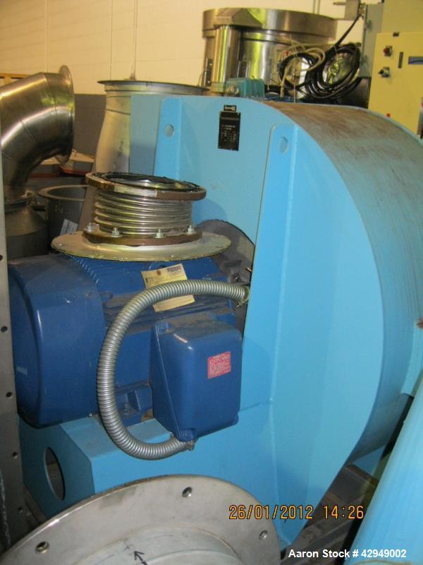 Used Glatt Fluid Bed Dryer, Model GPCG 60, Stainless Steel. Spray granulation chamber with 2 bowls, top vented, control panel. PRICE INCLUDES A 15% BUYERS PREMIUM. AS IS WHERE IS, LOADING & REMOVAL F...