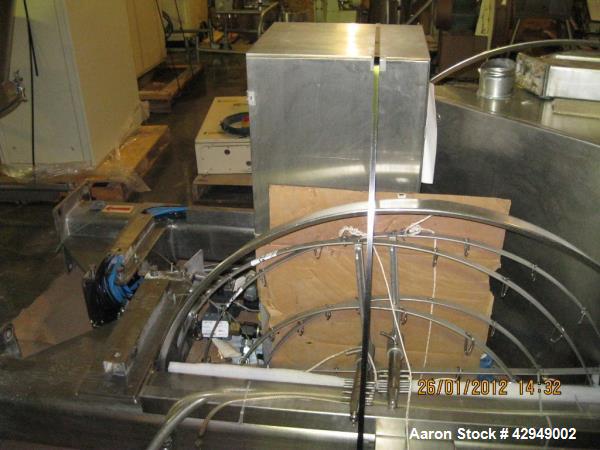 Used Glatt Fluid Bed Dryer, Model GPCG 60, Stainless Steel. Spray granulation chamber with 2 bowls, top vented, control panel. PRICE INCLUDES A 15% BUYERS PREMIUM. AS IS WHERE IS, LOADING & REMOVAL F...