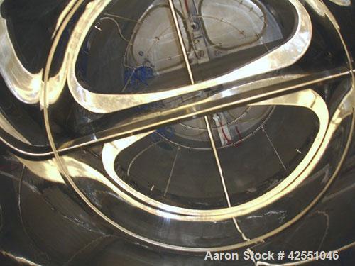Used Glatt Fluid Bed Dryer, Model GPCG120, Stainless Steel. 2 Bar internal shock rating, spray granulation insert with (3) bowls and (2) bowl carts with top spray gun, Wurster insert with expansion c...