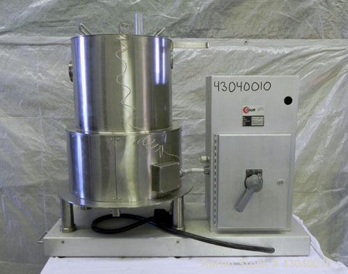 Used Glatt LabSpray Passive Flow Spray Dryer, Model PFSD 100, 304 Stainless Steel. Main drying chamber 14’’ diameter x 25’’ deep with cover, and a side sight glass. Bottom collection area. Includes a...