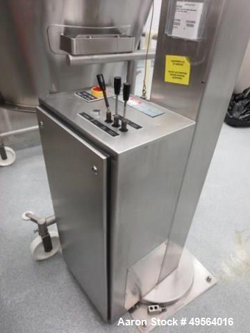 Used Glatt Fluid Bed Dryer/Granulator, Model WAST 120 /DP500AF. Stainless steel construction, with 3 bowls, Bowl Dumper, Marlo Air Handler, Electrical Panel, Assorted Screens, Small Carts, Tub Plates...