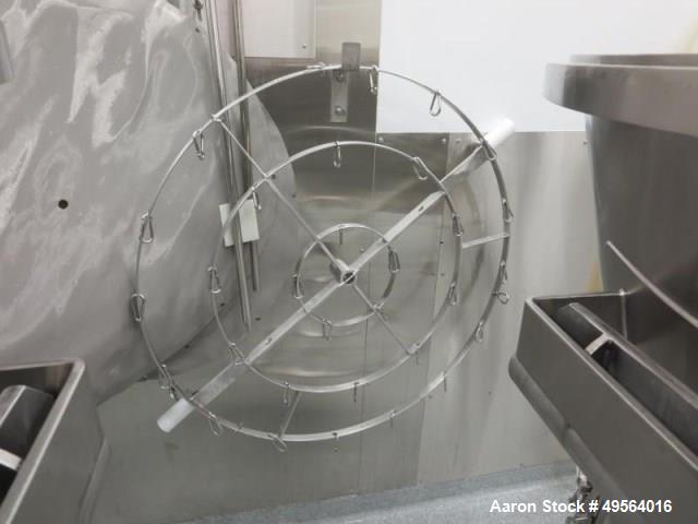 Used Glatt Fluid Bed Dryer/Granulator, Model WAST 120 /DP500AF. Stainless steel construction, with 3 bowls, Bowl Dumper, Marlo Air Handler, Electrical Panel, Assorted Screens, Small Carts, Tub Plates...