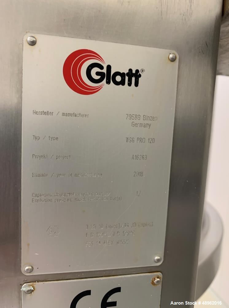 Used Glatt Fluid Bed Batch Powder Drying System