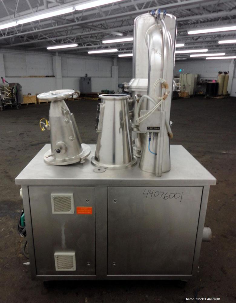 Used Stainless Steel Glatt Granulating Fluid Bed Dryer, Model WSG-3
