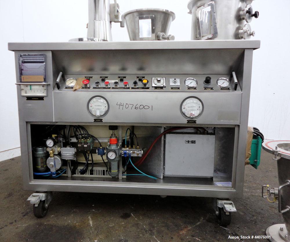 Used Stainless Steel Glatt Granulating Fluid Bed Dryer, Model WSG-3