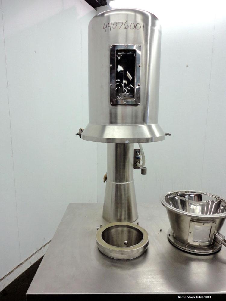 Used Stainless Steel Glatt Granulating Fluid Bed Dryer, Model WSG-3