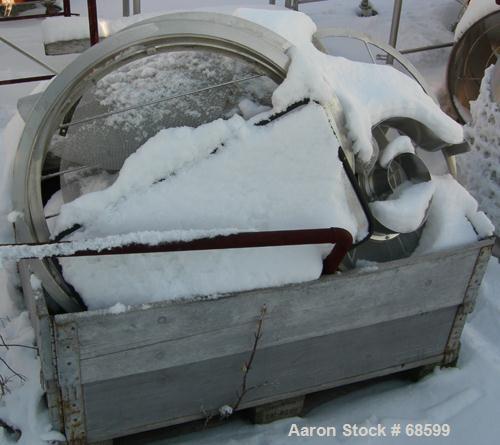 USED: Glatt fluid bed dryer, type WSG30. 304 stainless steel construction. Working capacity 44-110 lbs (20-50 kilos) product. (3) 3 section interchangeable beds: 1 coating, 1 drying, 1 granulating, a...