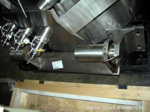 Used Glatt Wurster insert, 18" diameter with three spray guns. PRICE INCLUDES A 15% BUYERS PREMIUM. AS IS WHERE IS, LOADING & REMOVAL FEES EXTRA, COST TO BE DETERMINED.