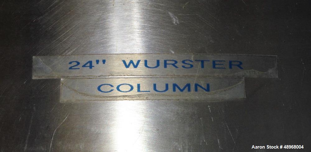 Used- 24" Wurster Column, 304 Stainless Steel.