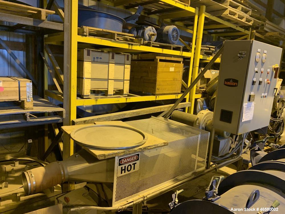 Used Kason Fluid Bed Dryer, Model K30/40-FBD-SS