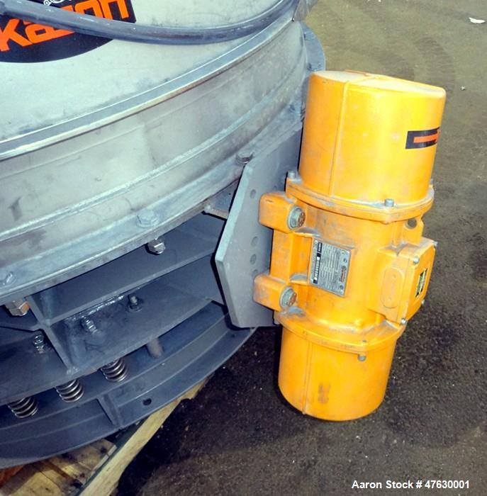 Used Kason 60" Diameter Circular Vibrating Fluid Bed Dryer