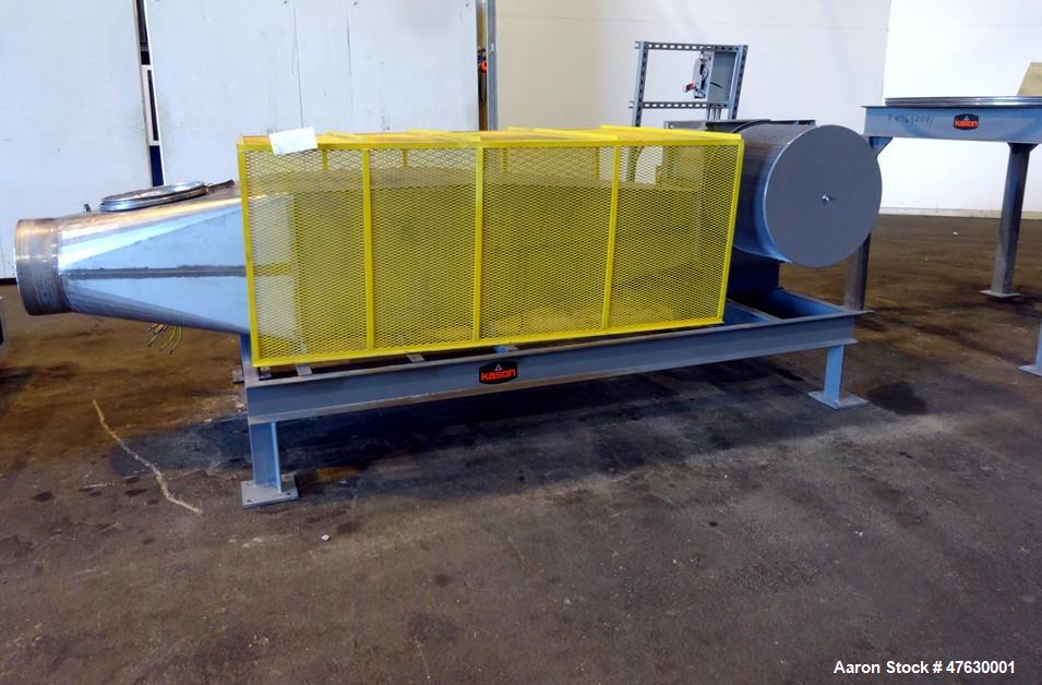 Used Kason 60" Diameter Circular Vibrating Fluid Bed Dryer