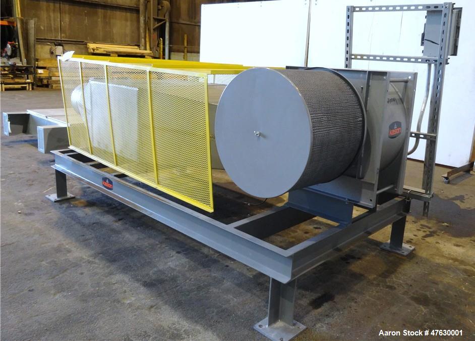 Used Kason 60" Diameter Circular Vibrating Fluid Bed Dryer