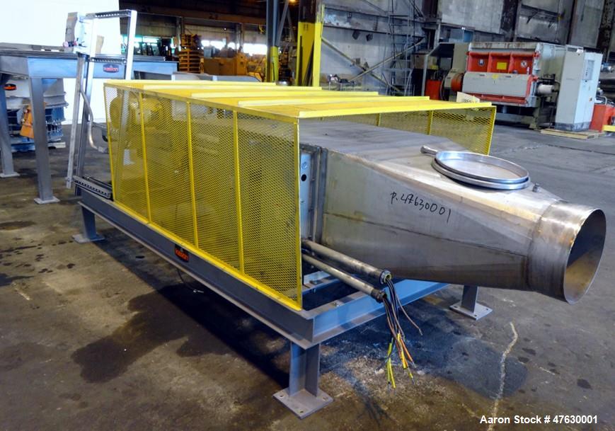 Used Kason 60" Diameter Circular Vibrating Fluid Bed Dryer