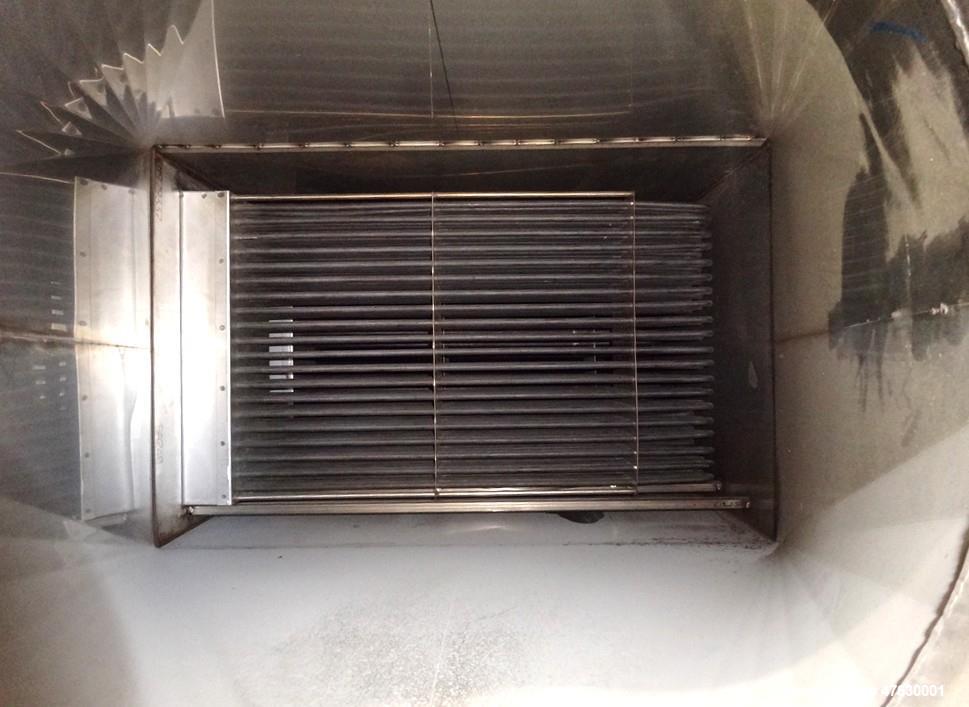 Used Kason 60" Diameter Circular Vibrating Fluid Bed Dryer