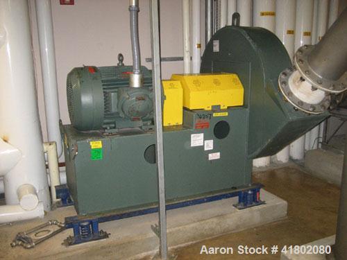 Used Niro Fluid Bed Dryer/Granulator, Model MP7-F1, Stainless Steel. Rated 10 bar maximum pressure, 1,610 liters. Includes a 75 hp blower, CIP system, air handling unit, Flanders air filtration unit,...