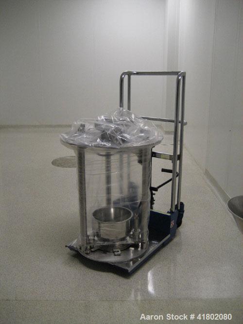 Used Niro Fluid Bed Dryer/Granulator, Model MP7-F1, Stainless Steel. Rated 10 bar maximum pressure, 1,610 liters. Includes a 75 hp blower, CIP system, air handling unit, Flanders air filtration unit,...