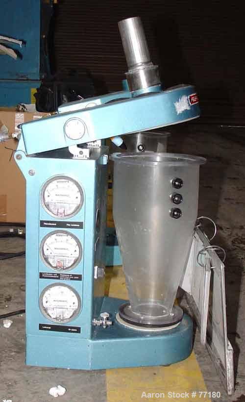 USED: Niro Aeromatic-Fielder Lab Fluid Bed Dryer, Model STREA-1. (1) 16 liter plastic chamber. Min/max working volume .2 to 5 liters. Min/max batch capacity 0.1 to 1.5 kg. Max drying temperature 60 d...