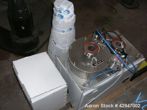 Used Pro-C-Ept Fluid Bed Dryer/ Granulator, Model 4M8, (1) 2 Liter glass chamber, top entry dust filter and spray attachment. Maximum air temperature 95 Degrees C. Includes an air heater and filter, ...