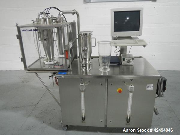 Used Fluid Bed Dryer/Granulator, Model Mini-Air-Pro