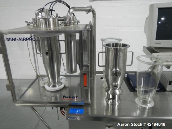 Used Fluid Bed Dryer/Granulator, Model Mini-Air-Pro
