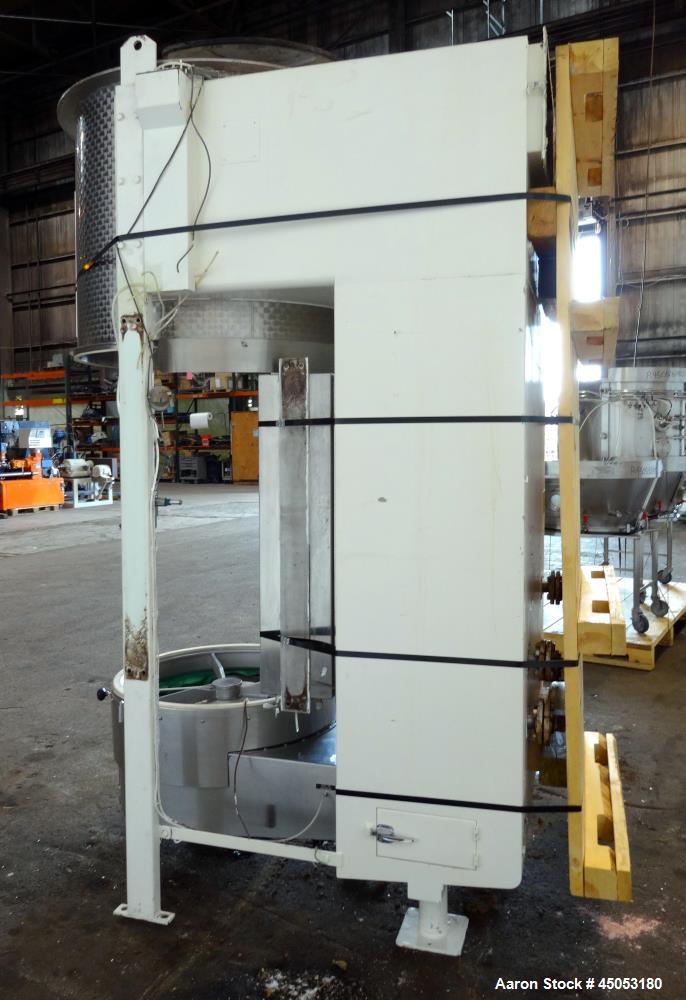 Used Stainless Steel Vector Spray Fluid Bed Dryer, Model FLF-90