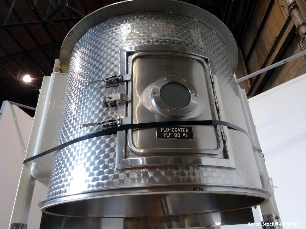 Used Stainless Steel Vector Spray Fluid Bed Dryer, Model FLF-90