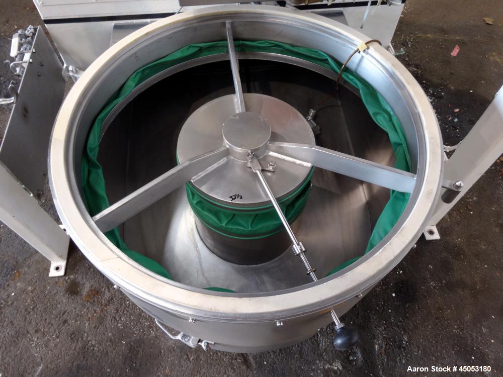 Used Stainless Steel Vector Spray Fluid Bed Dryer, Model FLF-90