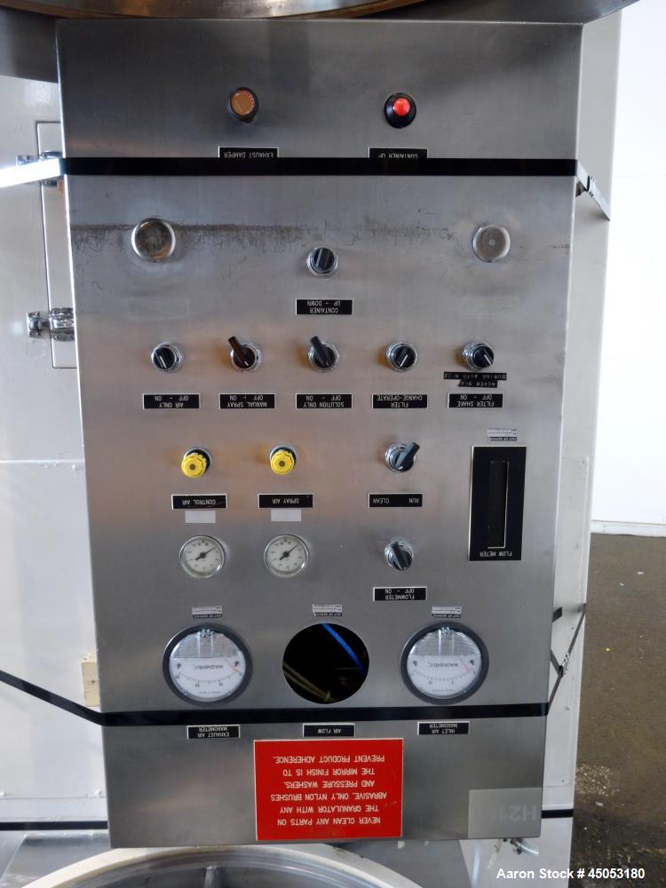 Used Stainless Steel Vector Spray Fluid Bed Dryer, Model FLF-90