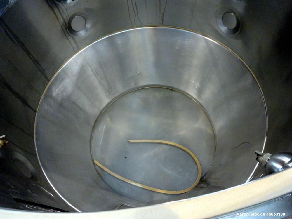 Used Stainless Steel Vector Spray Fluid Bed Dryer, Model FLF-90