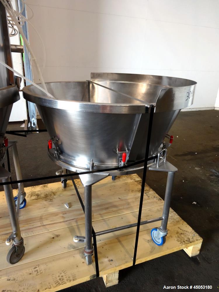 Used Stainless Steel Vector Spray Fluid Bed Dryer, Model FLF-90
