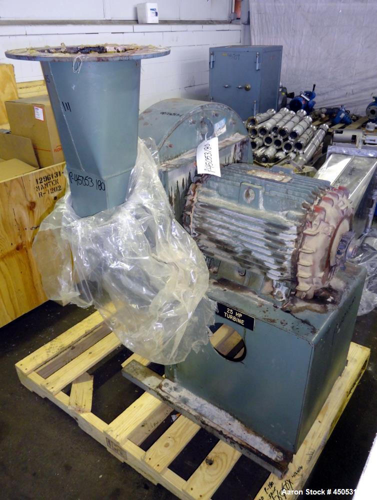 Used Stainless Steel Vector Spray Fluid Bed Dryer, Model FLF-90