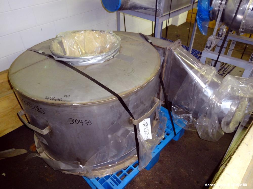 Used Stainless Steel Vector Spray Fluid Bed Dryer, Model FLF-90