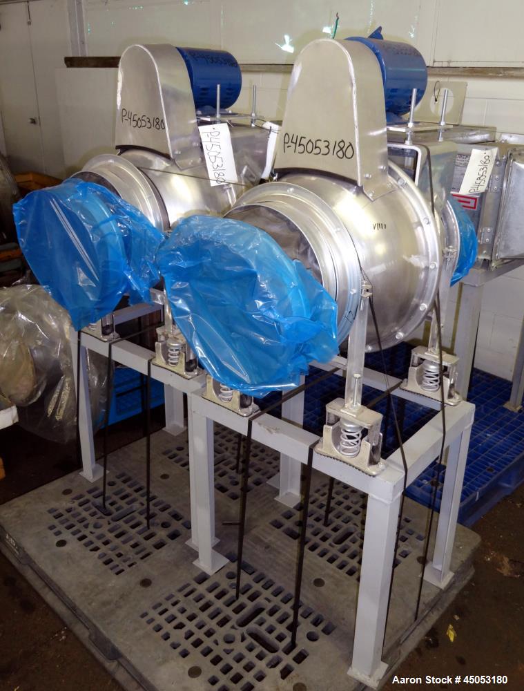 Used Stainless Steel Vector Spray Fluid Bed Dryer, Model FLF-90