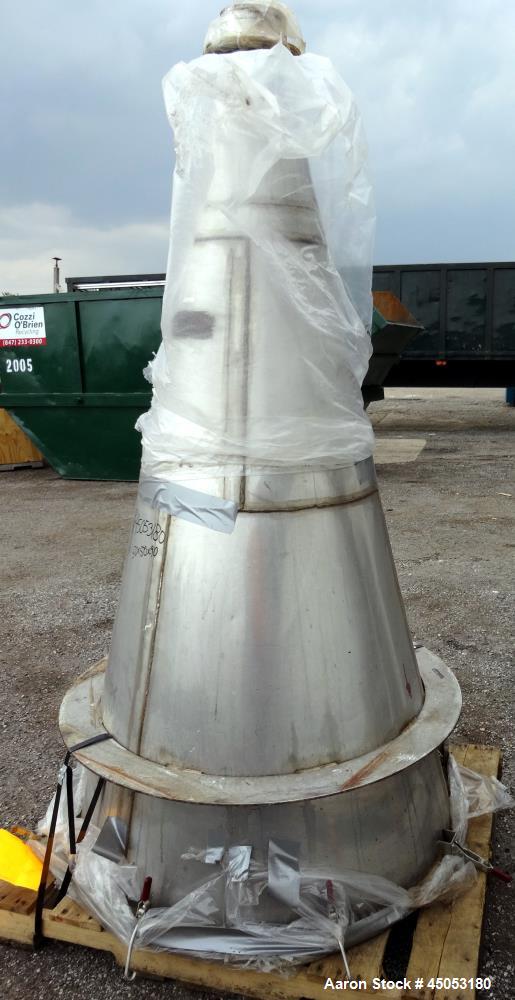 Used Stainless Steel Vector Spray Fluid Bed Dryer, Model FLF-90