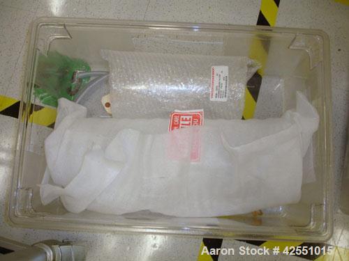 Used Vector Lab Micro Fluid Bed Dryer, Model MFL.01. Designed for wurster coating and top spray granulation, 100-600 gram spray granulation capacity, 25-100 degrees C temperature range with dust filt...