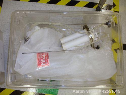 Used Vector Lab Micro Fluid Bed Dryer, Model MFL.01. Designed for wurster coating and top spray granulation, 100-600 gram spray granulation capacity, 25-100 degrees C temperature range with dust filt...