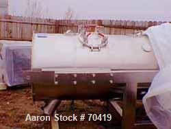 USED: Vector FL-N-60EX Flo-Dryer System, 316 stainless steel, (hi-buff polish in all product contact areas), 220 liter container, 45 x 175 and 10 mesh bottom screens. Working capacity of 60-100 kg ba...
