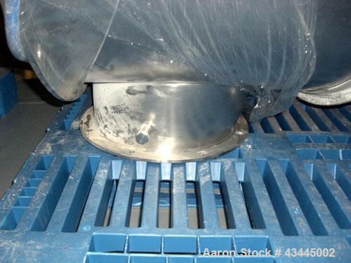 Used GLATT MODEL WSG120 STAINLESS STEEL FLUID BED DRYER. UNIT INCLUDES (3) STAINLESS STEEL MOBILE PRODUCT CONTAINERS, (1) FAN RATED 6000CUMT/HOUR. (1) HYDRAULIC POWERPACK. INCLUDES SWITCHGEAR CONTROL...