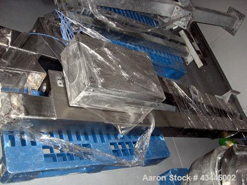 Used GLATT MODEL WSG120 STAINLESS STEEL FLUID BED DRYER. UNIT INCLUDES (3) STAINLESS STEEL MOBILE PRODUCT CONTAINERS, (1) FAN RATED 6000CUMT/HOUR. (1) HYDRAULIC POWERPACK. INCLUDES SWITCHGEAR CONTROL...
