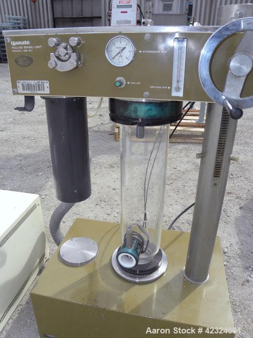 Used Yamato Scientific Pulvis Basic Unit Fluid Bed Dryer, Model Pulvis GB-21