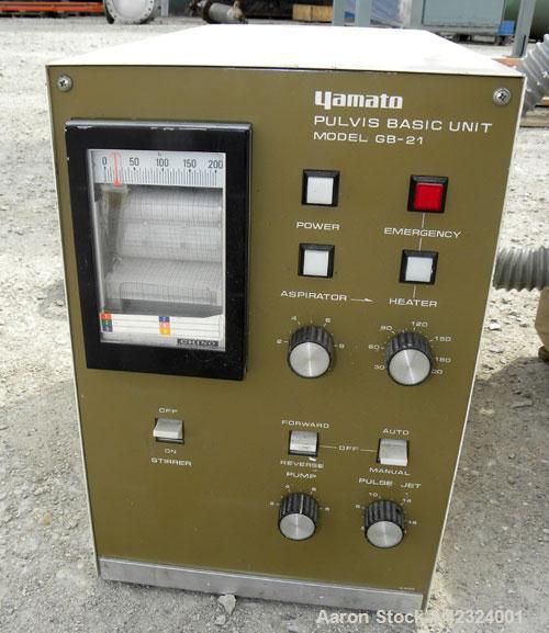 Used Yamato Scientific Pulvis Basic Unit Fluid Bed Dryer, Model Pulvis GB-21