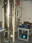 Used Glatt Fluid Bed Dryer/Coater, Model GPCG5. Stainless steel construction with spray granulation and drying inserts, 2 bar shock rating, 5.5 kw blower, 460 volt, steam heated with control panel, s...