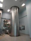 Used Glatt Model WST500 Stainless Steel Fluid Bed Dryer.  Approximate total volume 12.5 cu mt, approximate container volume 1,560 litre.  Maximum pressure at 10 bar design.  Unit includes top mounted...