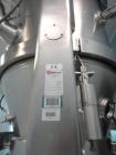 Used Glatt model WST500 stainless steel fluid bed dryer. Approximate total volume 12.5cumt, approximate container volume 1,560 litre. Maximum pressure at 10 bar design. Unit includes top mounted dust...
