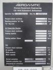 Used Aeromatic Fluid Bed Dryer, Model S-8/2. Stainless steel product contact surfaces, rated 2 bar internal shock rating, with bowl and control panel, serial# 879043.