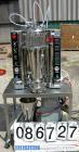 USED: Fluid Air lab size fluid bed system, model 2L, 304 stainless steel/glass contact areas. 2 liter bowl volume, max granulating capacity 2 liter, max coating capacity 1.8 liter. 1/60/208-240 volt,...