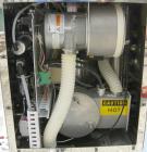 USED: Fluid Air lab size fluid bed system, model 2L, 304 stainless steel/glass contact areas. 2 liter bowl volume, max granulating capacity 2 liter, max coating capacity 1.8 liter. 1/60/208-240 volt,...